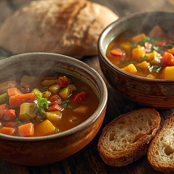 Soup And Chunky Bread - Brave Retreat
